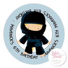 PERSONALISED Birthday Ninja