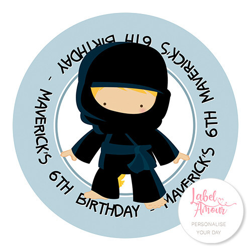 Personalised birthday ninja - birthday,