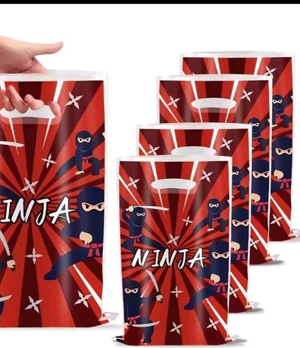 Ninjas karate loot bags - x,
