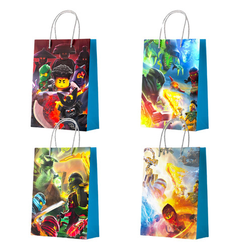 Ninjago party gift bags - gift,