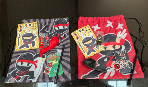 Ninja party set - party, bags