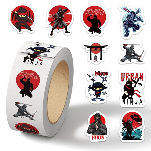 500pcs roll the ninja samurai - 500pcs/roll,