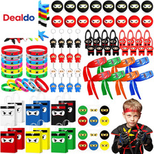 16 Guests 128 Pcs Ninja Party