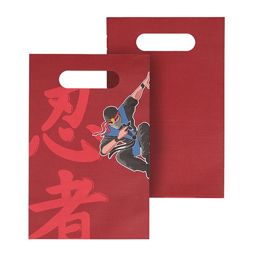 Ninja paper party bags pack - paper,
