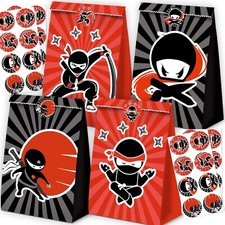 24Pcs Ninja Party Favor Bags