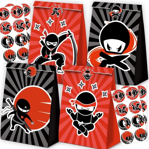 24pcs ninja party favor bags - 24pcs,