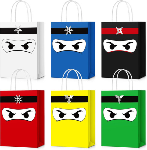 Pcs ninja gift bags - 24, with