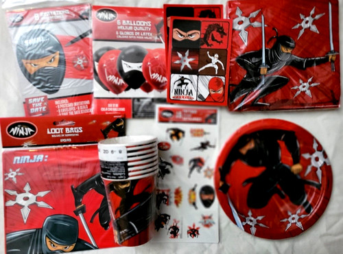 Ninja birthday party - ninja, supply