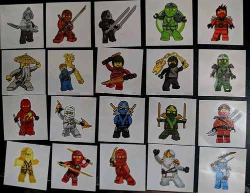 Ninja temporary tattoos - 10, x