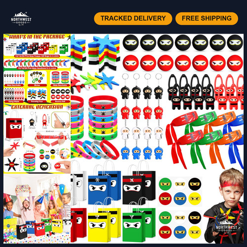 128 colorful ninja party - 128,