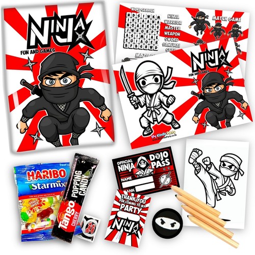 Ninja party bags kids - bags,