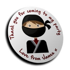 Sheet of Personalised Ninja