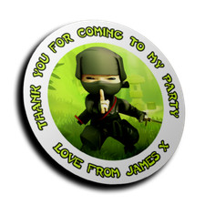 Sheet of Personalised Ninja